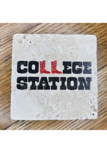 College Station Boots Coaster