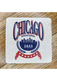Chicago Est 1833 Banner Coaster
