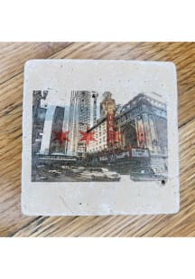 Chicago Buildings with City Flag Coaster