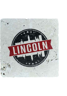 Lincoln city stamp Coaster