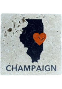 Champaign Heart Champaign Coaster