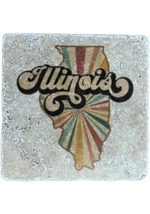 Illinois State Shape Coaster