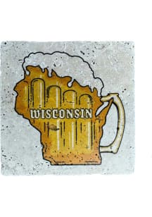 Wisconsin Beer Mug Coaster