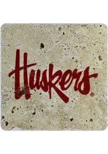 Nebraska Cornhuskers Logo 4x4 Coaster