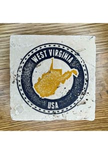 West Virginia Seal Style Coaster