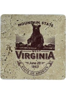 West Virginia Bear Coaster