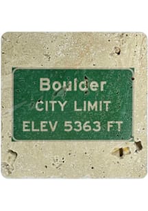 Boulder City Limits Coaster - Green
