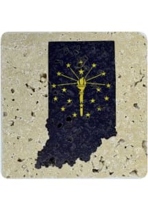 Indiana State Shape Coaster
