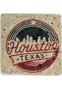 Houston Stamp Skyline Coaster