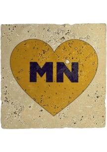 Minnesota Yellow Heart Coaster