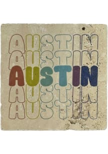 Austin Color Stack Coaster - Blue