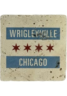 Wrigleyville Chicago Flag Coaster