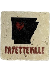 Fayetteville State With Heart Coaster