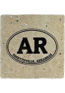 Fayetteville Oval Stamp Coaster