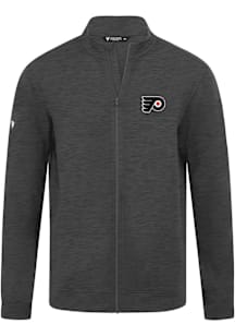 Levelwear Philadelphia Flyers Mens Grey Alec 3D Embroidered Patch Light Weight Jacket