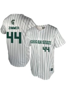 Ryan Zimmer Genuine Collective Mens White Michigan State Spartans NIL Jersey