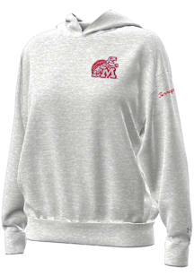 Womens Maryland Terrapins Grey Under Armour Icon Fleece Hooded Sweatshirt