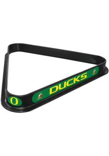 Black Oregon Ducks Triangle Billiard Ball Rack