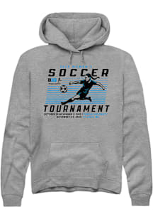 Summit Sportswear Big Ten Mens Graphite 2025 Women's Soccer Tournament Long Sleeve Hoodie