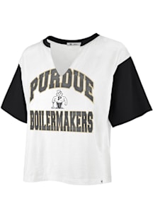 47 Purdue Boilermakers Womens Natural Dolly Short Sleeve T-Shirt