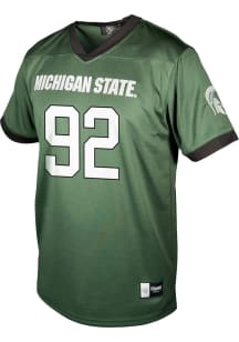 Kekai Burnett Genuine Collective Mens Green Michigan State Spartans NIL Football Jersey