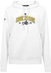 Levelwear  Womens White Adorn 25 MLB ASG Hooded Sweatshirt