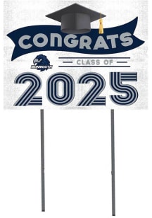 Monmouth Hawks KH Sports Fan 18x24 Yard Sign with Stakes Class of 2025 Yard Sign - White