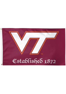 VA TECH MAROON Established Logo SS GRM