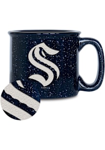 Seattle Kraken Speckle Campfire Ceramic Mug - Navy Blue