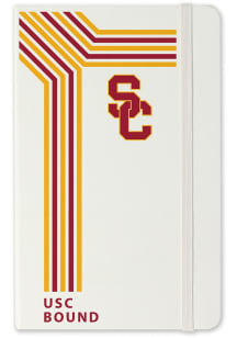 White USC Trojans School Bound team logo Notebook and Folder