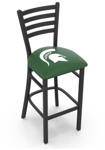 Black Michigan State Spartans Stationary Pub Stool