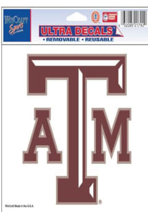 Texas A&amp;M Aggies 5x6 Multi Use Auto Decal - Red