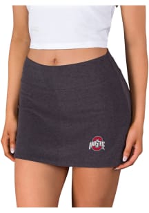 Womens Ohio State Buckeyes Charcoal Concepts Sport Centerline Skirt