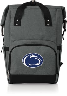 Picnic Time Penn State Nittany Lions Grey Roll Top Cooler Backpack