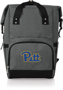 Picnic Time Pitt Panthers Grey Roll Top Cooler Backpack
