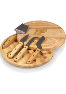Purdue Boilermakers Brown Picnic Time Circo Tool Set and Cheese Kitchen Cutting Board