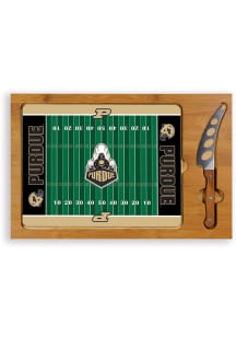 Purdue Boilermakers Brown Picnic Time Icon Glass Top Kitchen Cutting Board