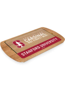 Stanford Cardinal Billboard Glass Top Serving Tray