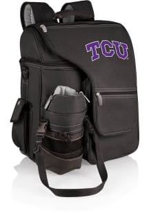 Picnic Time TCU Horned Frogs Black Turismo Cooler Backpack