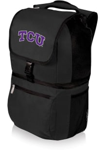 Picnic Time TCU Horned Frogs Black Zuma Cooler Backpack
