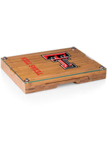 Texas Tech Red Raiders Concerto Tool Set and Glass Top Cheese Serving Tray