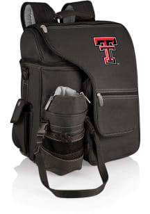 Picnic Time Texas Tech Red Raiders Black Turismo Cooler Backpack