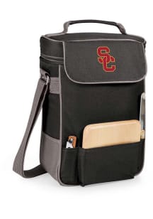 Black USC Trojans Logo Duet Insulated Wine Tote Cooler