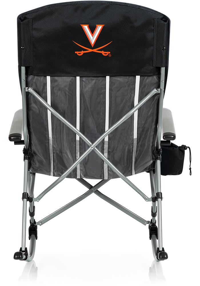 Virginia Cavaliers BLACK Rocking Camp Folding Chair - 74200884
