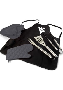 West Virginia Mountaineers Pro Grill BBQ Apron Set