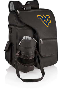 Picnic Time West Virginia Mountaineers Black Turismo Cooler Backpack