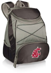 Picnic Time Washington State Cougars Black PTX Cooler Backpack