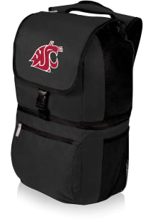Picnic Time Washington State Cougars Black Zuma Cooler Backpack