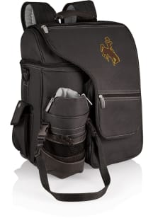 Picnic Time Wyoming Cowboys Black Turismo Cooler Backpack