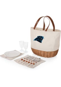 Carolina Panthers Promenade Willow and Canvas Cooler